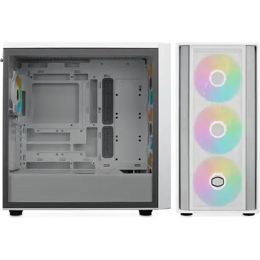 Cooler Master MasterBox 600 White Escritorio Blanco