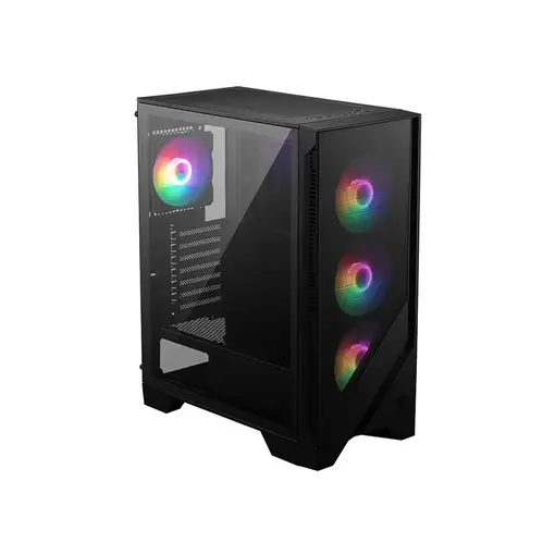 MSI MAG Forge 120A AIRFLOW Midi Tower Negro, Transparente