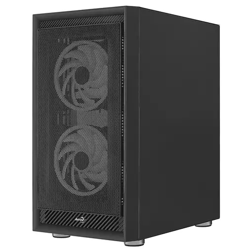 Aerocool GRAPHITEV3 Carcasa de Ordenador 3 Ventiladores ARGB 14cm