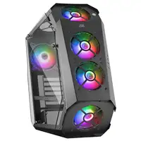 Mars Gaming MC51, Caja PC Gaming ATX, Doble Cristal Templado, 5x Ventilador RGB 12