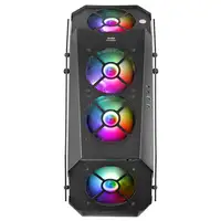 Mars Gaming MC51, Caja PC Gaming ATX, Doble Cristal Templado, 5x Ventilador RGB 12