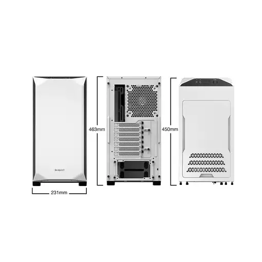 be quiet! BG035 carcasa de ordenador Midi Tower Blanco
