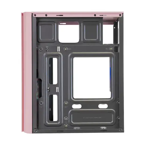 Mars Gaming MC300P Rosa, Caja PC Micro ATX, Cristal Templado, Frontal MESH, 3xVent