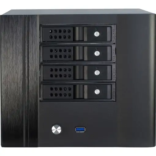 Inter-Tech SC-4004 Small Form Factor (SFF) Negro