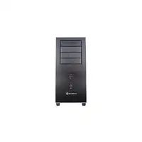 Silverstone TJ04-E Midi Tower Negro, Plata
