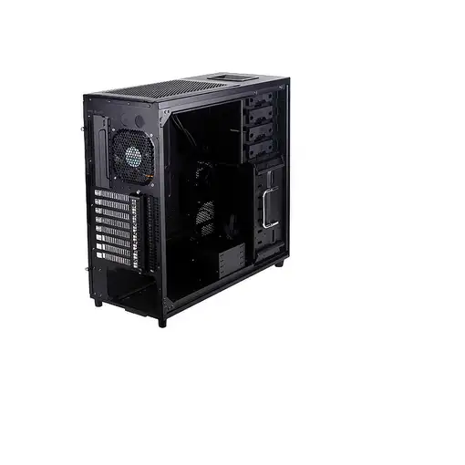 Silverstone TJ04-E Midi Tower Negro, Plata