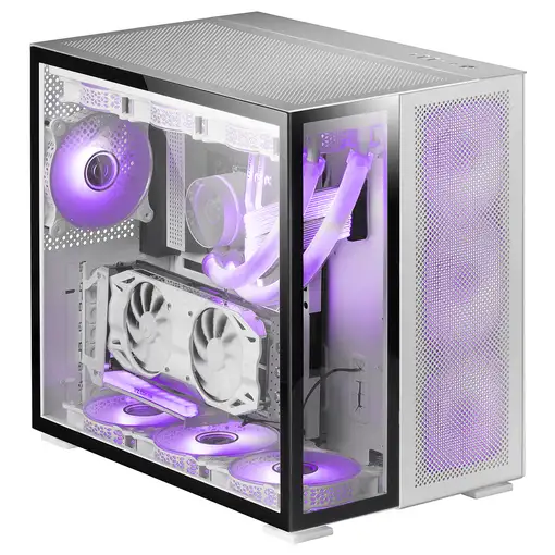 Mars Gaming MC-Nova, Torre Gaming Custom XXL E-ATX Aluminio, Doble Ventana Complet