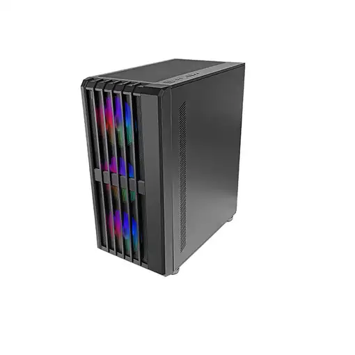 Mars Gaming MC-VAULT, Caja Gaming ATX, 4x Ventiladores ARGB 120mm, Panel Frontal M