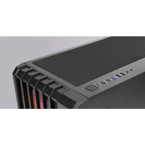 Mars Gaming MC-VAULT, Caja Gaming ATX, 4x Ventiladores ARGB 120mm, Panel Frontal M