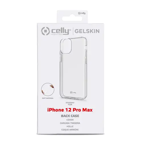 Celly Gelskin funda para teléfono móvil 17 cm (6.7\) Transparente