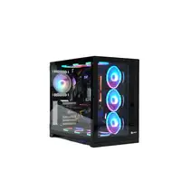 TALIUS Caja Atx gaming Zeus black RGB cristal templado USB 3.0 Escritorio Negro