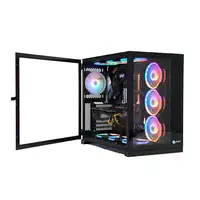TALIUS Caja Atx gaming Zeus black RGB cristal templado USB 3.0 Escritorio Negro