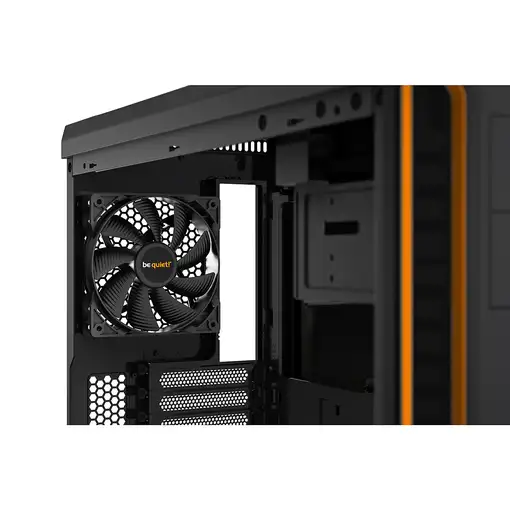 be quiet! Pure Base 600 Window Midi Tower Negro, Naranja