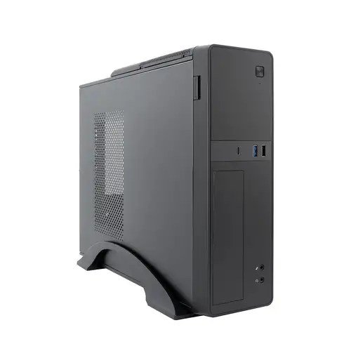 CoolBox CAJA MATX SLIM T310 USB-C 3.2 GEN1 + MULTILECTOR SD FTE.B500GR-S 500W