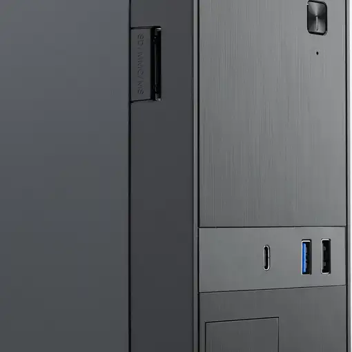 CoolBox CAJA MATX SLIM T310 USB-C 3.2 GEN1 + MULTILECTOR SD FTE.B500GR-S 500W