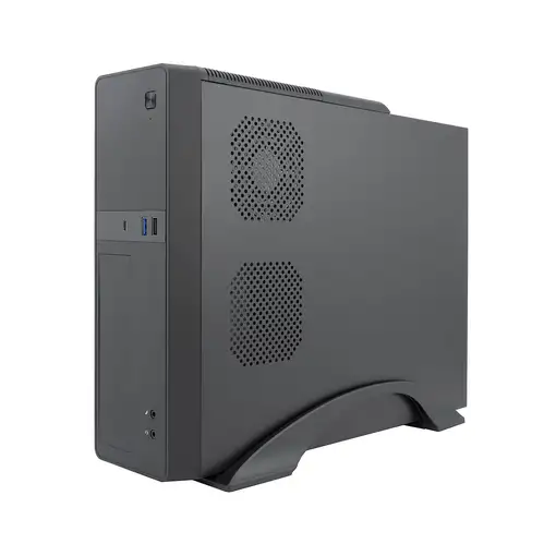 CoolBox CAJA MATX SLIM T310 USB-C 3.2 GEN1 + MULTILECTOR SD FTE.B500GR-S 500W