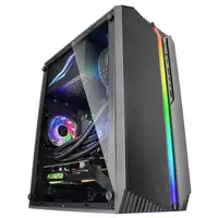 Mars Gaming MC-S1 Negro, Caja PC Compacta Gaming Micro-ATX, Iluminación ARGB 12 Mo