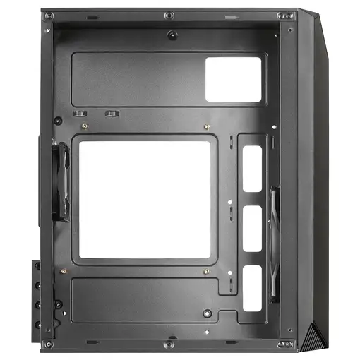 Mars Gaming MC-S1 Negro, Caja PC Compacta Gaming Micro-ATX, Iluminación ARGB 12 Mo