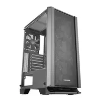 Mars Gaming MC-MASTER, Caja PC ATX, Panel Frontal Metal-Mesh, Cristal Templado, 4
