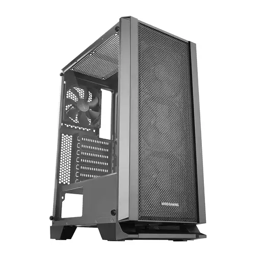 Mars Gaming MC-MASTER, Caja PC ATX, Panel Frontal Metal-Mesh, Cristal Templado, 4