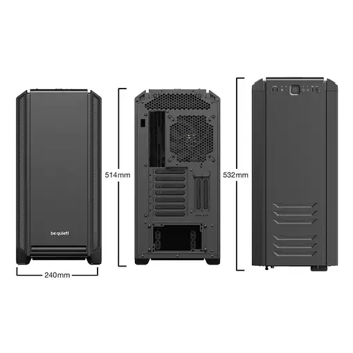 be quiet! Silent Base 601 Window Midi Tower Negro