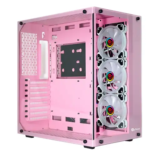 TALIUS CAJA ATX GAMING CRONOS ORCHID RGB CRISTAL TEMPLADO USB 3.0