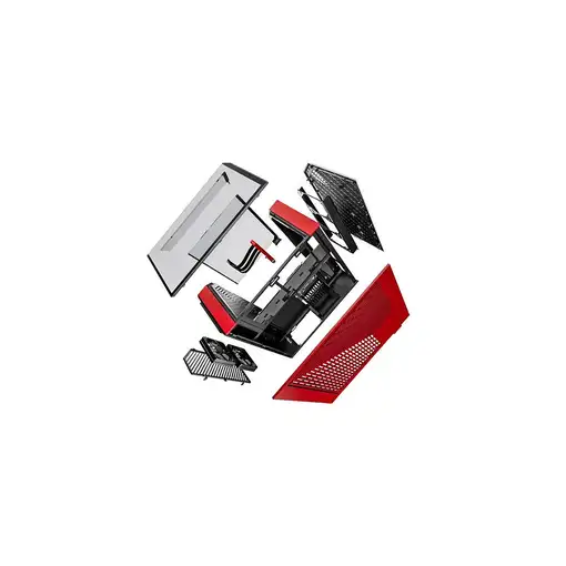 HYTE Y60 Midi Tower Negro, Rojo