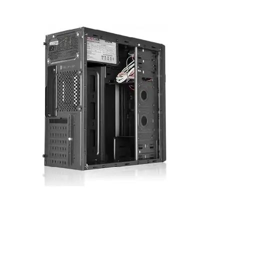 L-Link KLUSTER carcasa de ordenador Torre Negro 500 W