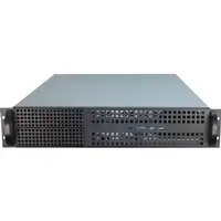 Inter-Tech 2U-2129N Estante Negro, Plata