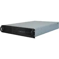 Inter-Tech 2U-2129N Estante Negro, Plata