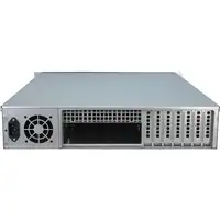 Inter-Tech 2U-2129N Estante Negro, Plata