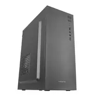 Tacens 2ALUX Caja PC Semitorre ATX, Ventilador 12cm, Acero Ultraligero, Negro
