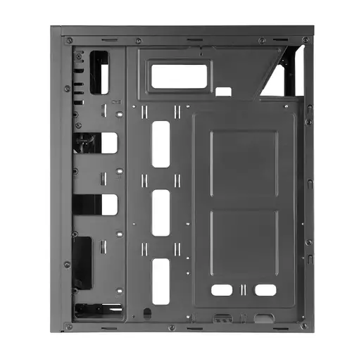 Tacens 2ALUX Caja PC Semitorre ATX, Ventilador 12cm, Acero Ultraligero, Negro