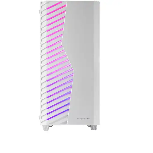 Mars Gaming MC-VOLT, Caja Gaming ATX, Ventilador ARGB 120mm, Rejilla Frontal ARGB,