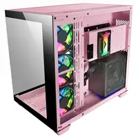 Mars Gaming MCV4 Rosa, Torre Gaming Custom XXL E-ATX, Ventana Cristal Templado Lat