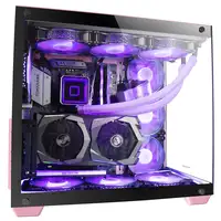 Mars Gaming MCV4 Rosa, Torre Gaming Custom XXL E-ATX, Ventana Cristal Templado Lat
