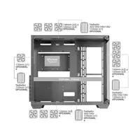 Mars Gaming MCV4 Rosa, Torre Gaming Custom XXL E-ATX, Ventana Cristal Templado Lat