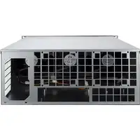 Inter-Tech 88887236 carcasa de ordenador Estante Negro, Gris