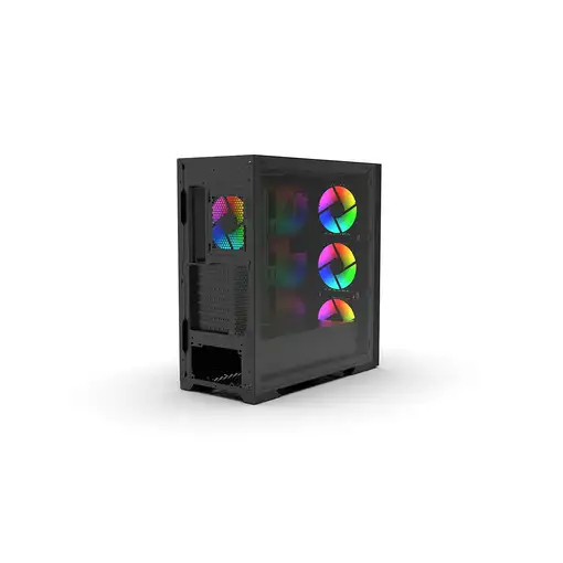 Inca EMG-17XB carcasa de ordenador Midi Tower Negro
