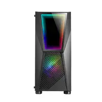 Mars Gaming MC777, Caja PC Gaming, Infinity Mirror ARGB, Cristal Templado, 2xVenti