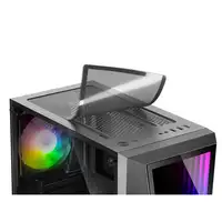 Mars Gaming MC777, Caja PC Gaming, Infinity Mirror ARGB, Cristal Templado, 2xVenti
