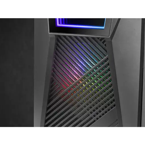Mars Gaming MC777, Caja PC Gaming, Infinity Mirror ARGB, Cristal Templado, 2xVenti