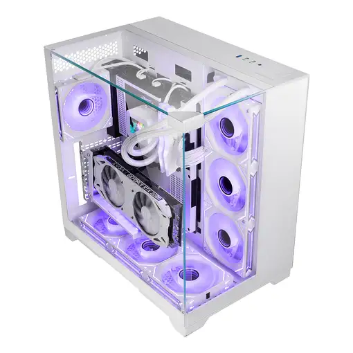 Mars Gaming MCVISIONW carcasa de ordenador Midi Tower Blanco