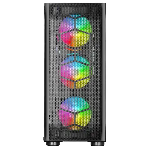 Mars Gaming MC-KX, Torre Gaming Premium E-ATX, Sistema CPU Freezer, 5 Ventiladores