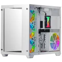 Mars Gaming Torre Gaming Custom XXL E-ATX, Ventana Cristal Templado Lateral y Fron