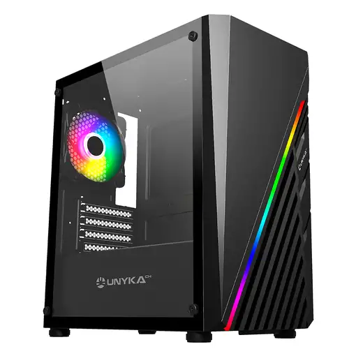 UNYKAch Caja Micro ATX MINI GLAYZE