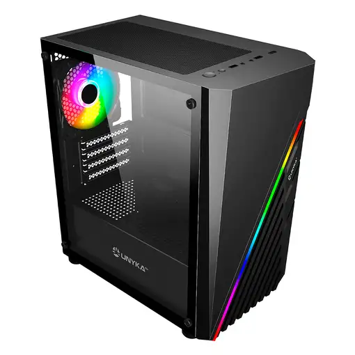 UNYKAch Caja Micro ATX MINI GLAYZE