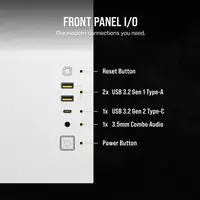 Corsair 2500X RGB Micro Torre Blanco