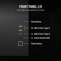 Corsair 2500X RGB Micro Torre Negro