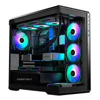 KeepOut XC-905 PRO+ carcasa de ordenador Negro